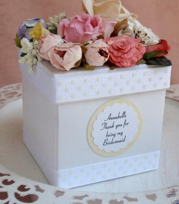 Personalized Garden Flower Box (Gift or Cupcake Holder)