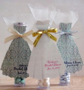 Candy Tube & Gown Favors (9 Dress Styles)