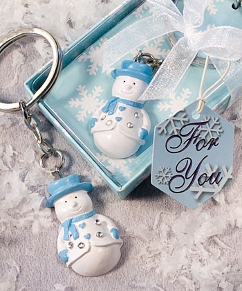 "Snowman Sentiments" Key Chain Favor
