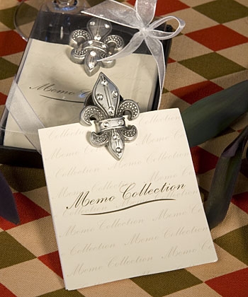 Fleur De Lis Memo Pad Favor