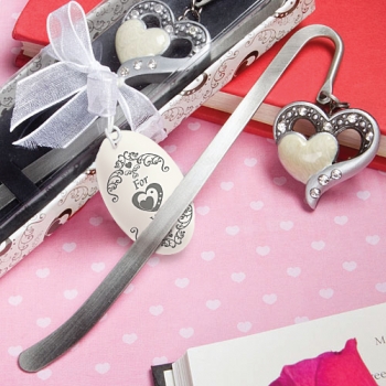 Heart-within-a-heart bookmark