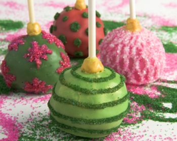 "Holiday Ornaments" Gourmet Brownie Favors
