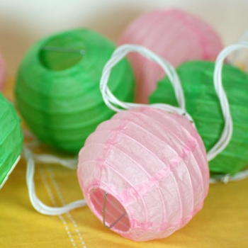 Mini Round Lantern String Lights