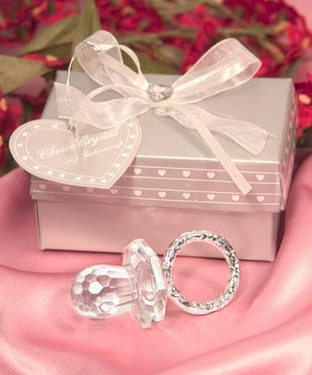 "Choice Crystal" Baby Pacifier Favor