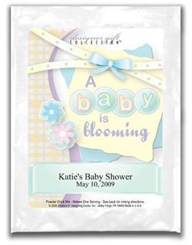 A Baby Is Blooming Scrap Book Drink Mix