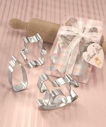 Set of 3 Baby-Themed Cookie Cutter Favors