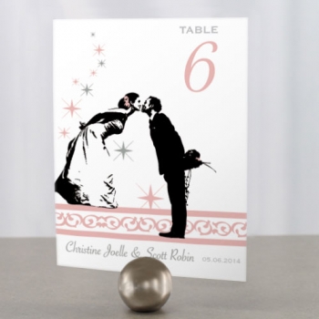 Personalized Vintage Hollywood Table Number Cards