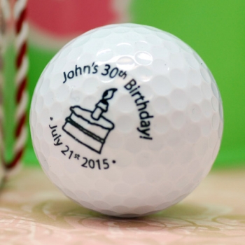 Personalized Birthday Golf Ball