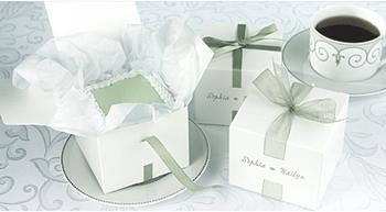Personalized Weaved Ribbon Cake Box