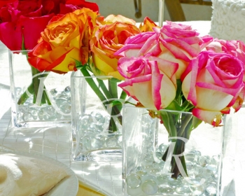 "Elegant Etchings" Personalized Glass Vase