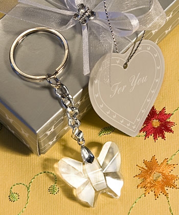 "Choice Crystal" Butterfly Key Chains