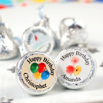 Customized Hershey's Birthday Kisses