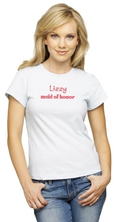 Personalized Bridal Party T-Shirt