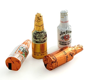 Liquor-Filled Chocolate Bottles (24 Count)