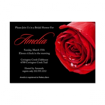 Rose Bridal Shower Invitation