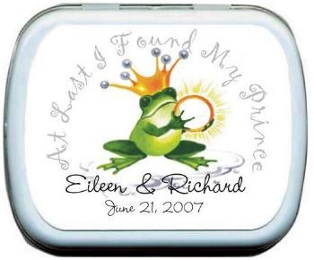 Frog Prince Wedding Personalized Mints