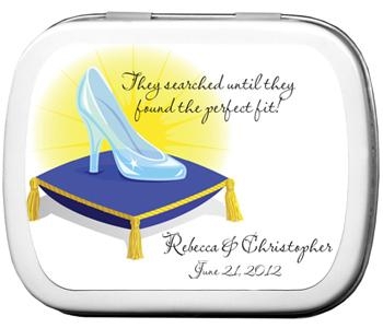 Slipper Design Personalized Mints