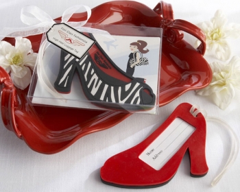 "First Class Fashionista" High Heel Luggage Tag