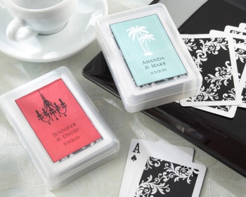 "Perfectly Suited" Deck of Cards in Personalized Case