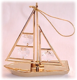 Sail Boat Sun Catchers Ornaments