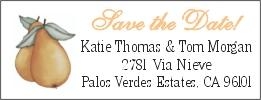 Perfect Pair Save The Date Address Label
