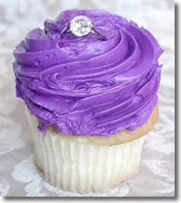 Faux Diamond Ring Favors