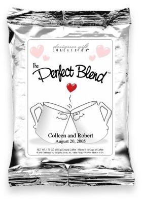 The Perfect Blend Personalized Coffee Wedding Favors