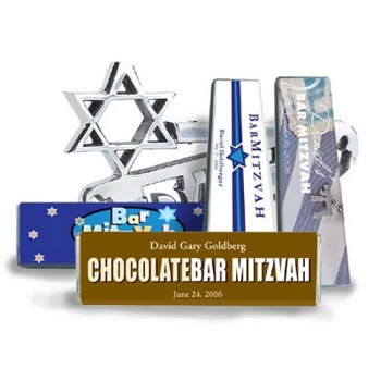 Personalized Bar/Bat Mitzvah Chocolate Bars