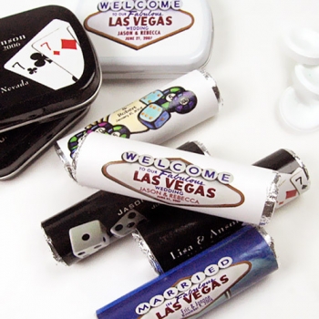Personalized Casino Themed Life Saver Rolls