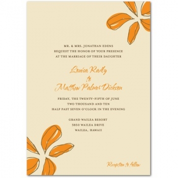 Wedding invitations: Palm Beach