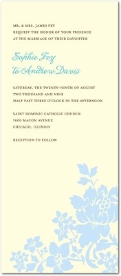 Wedding invitations: Peony Blossoms