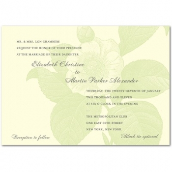 Wedding invitations: Charming Rose
