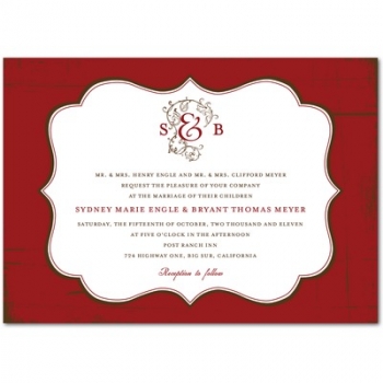 Wedding invitations: Charming Elegance