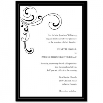 Wedding invitations: Simple Elegance